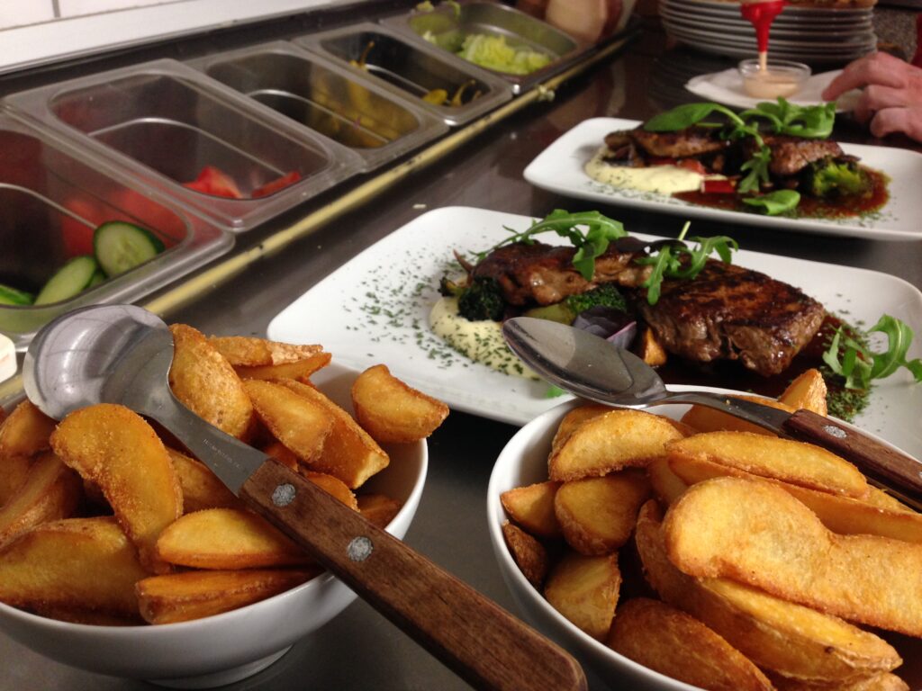 À la carte-rätt serverad på Sultan i Kil